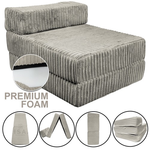 Jumbo cord single chair sofa - single,